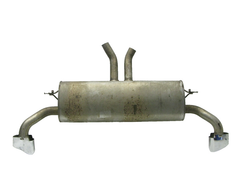 07-10 BMW X5 4.8L N62N REAR EXHAUST MUFFLER DUAL TIP OEM 042020