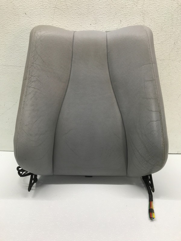 00-02 Mercedes W220 S500 Front Left Backrest Top Upper Seat Cushion Gray OEM