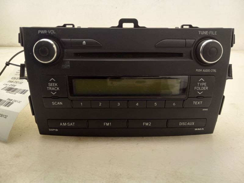 Audio Equipment Radio Display And Receiver Fits 09-10 COROLLA 86120-02A90