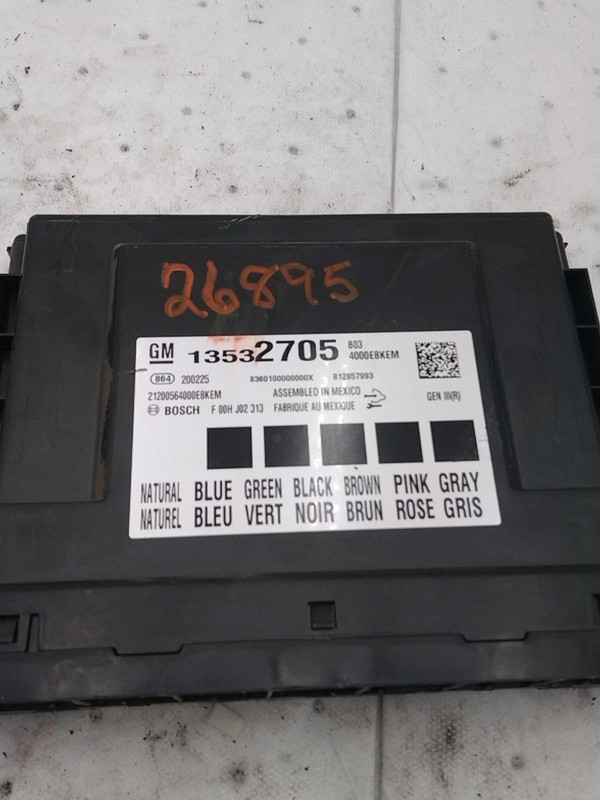 Used Body Control Module fits: 2020 Chevrolet Colorado Body Control BCM Grade A
