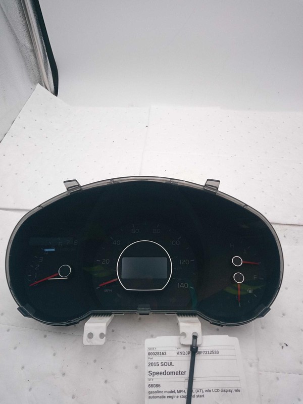 2015 KIA SOUL Speedometer Gauge OEM Grey 120K Miles NJ25-28163-716408