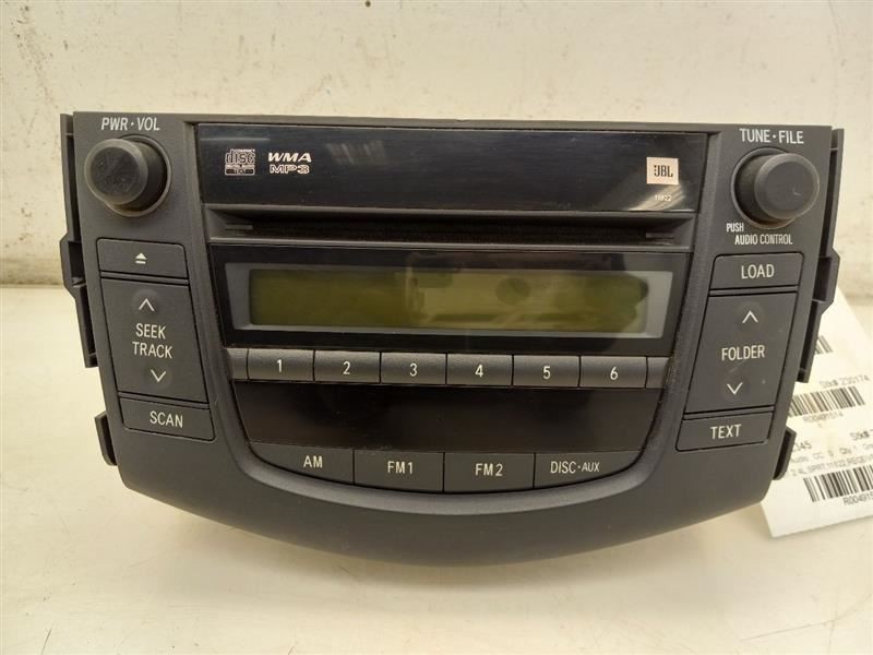 07-08 TOYOTA RAV4 SPORT 2.4L 4WD AT RADIO / STEREO RECEIVER UNIT