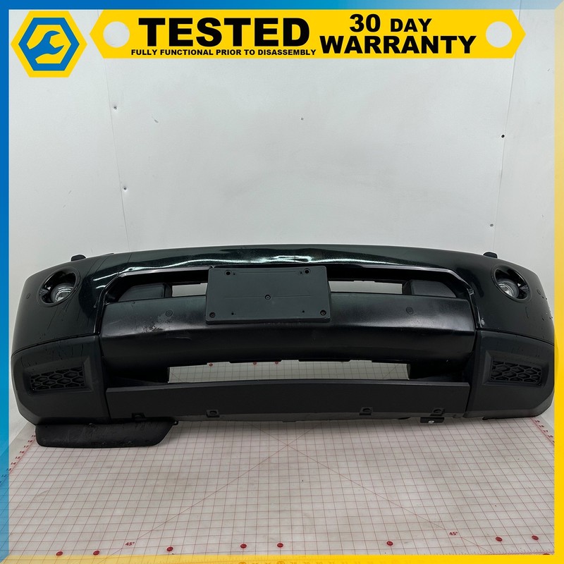 10-13 LAND ROVER L319 LR4 FRONT BUMPER COVER PANEL ASSEMBLY BLACK OEM