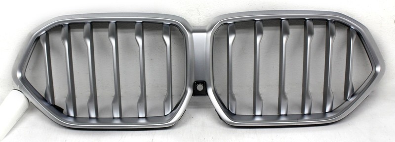 OEM Upper Grille Insert For BMW X6 40i 51-13-5-A35-D22 Silver Surround and Bars