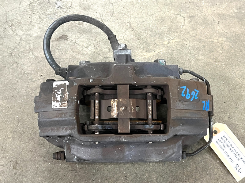⭐2016-2020 TESLA MODEL X REAR LEFT DRIVERS BRAKE CALIPER BRACKET OEM LOT2692