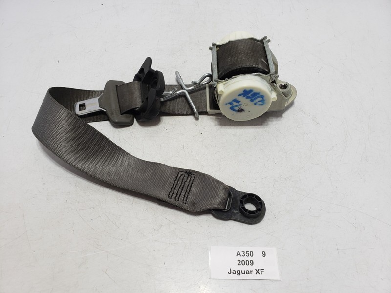 ✅ 07-11 OEM Jaguar XF XFR Front Left Driver Seat Belt Seatbelt Black