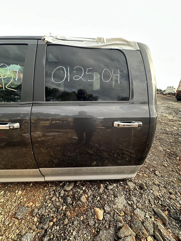 2009-2024 DODGE RAM 1500 CREW CAB REAR LEFT SIDE DOOR SHELL GRAY W/ GLASS OEM