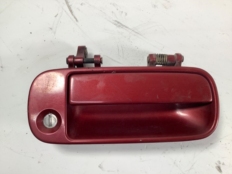 90-93 Integra Right (Front) Door Exterior Outside Pull Handle RED Used OEM