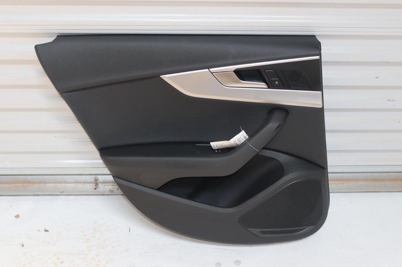 2017-2019 AUDI A4 REAR LEFT SIDE DOOR PANEL TRIM COVER BLACK OEM