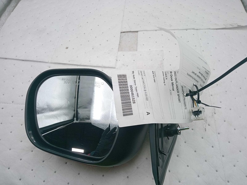 2022 Mitsubishi Outlander Sport Right Door Mirror - Orange - 104K Miles