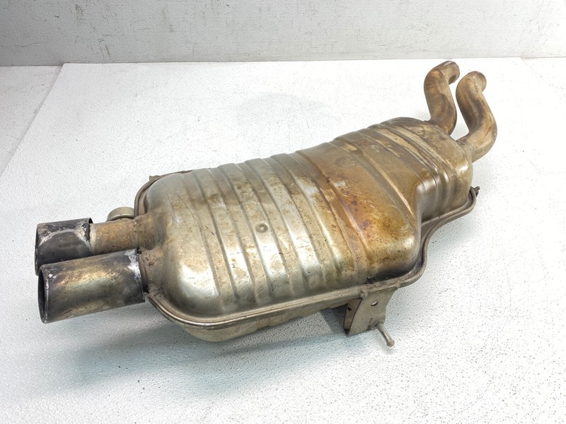 98-06 BMW E46 325 330 Rear Factory Exhaust Muffler Silencer Chrome Tips OEM✅