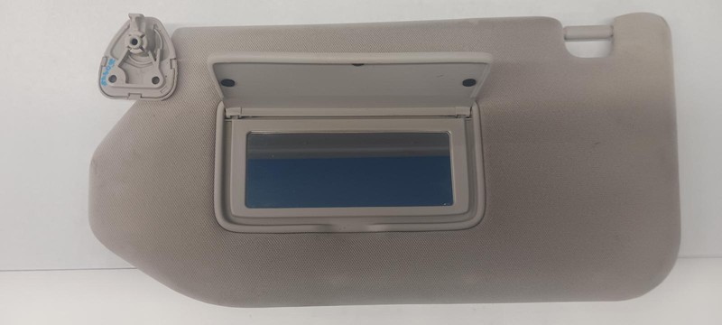 19-'20 NISSAN PATHFINDER left driver Sun visor w/o light OEM gray Grade A!