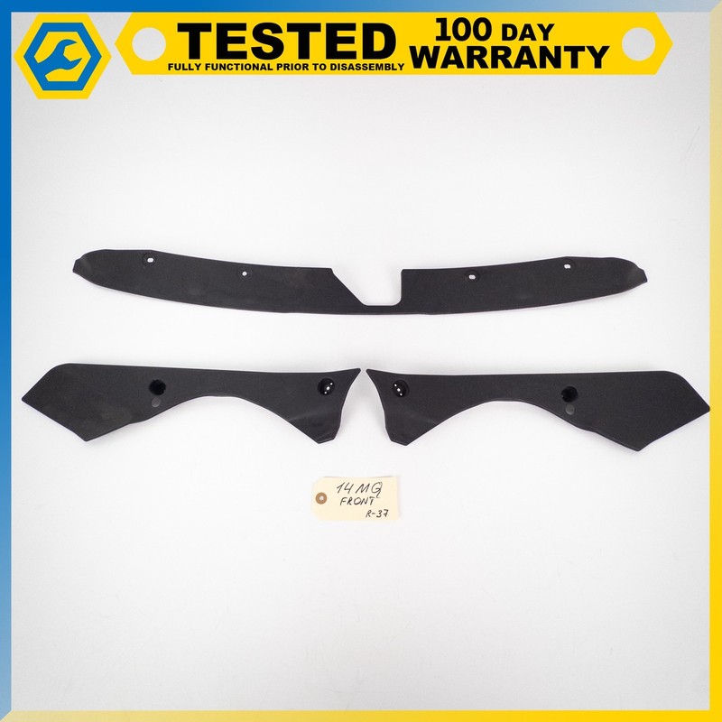 14-19 MASERATI QUATTROPORTE BUMPER BRACKET / HEADLIGHT TRIM PANEL COVER SET OEM