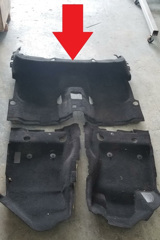Rear Floor Carpet Liner Cover 5SZ25DX9AC 2019 Jeep Compass 2017 2018 2020 2021