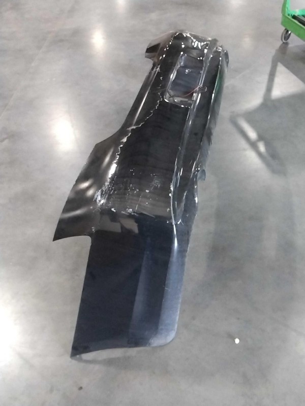 2015 INFINITI Q40 Black Bumper Assembly OEM Used Dents & Scratches