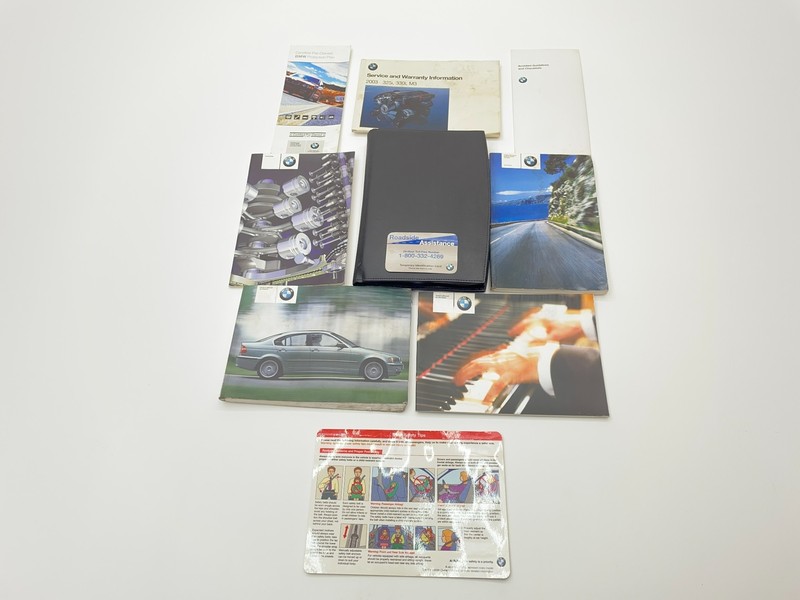 2003 BMW E46 325i Owners Manual Handbook Wallet Booklet Set OEM KW735