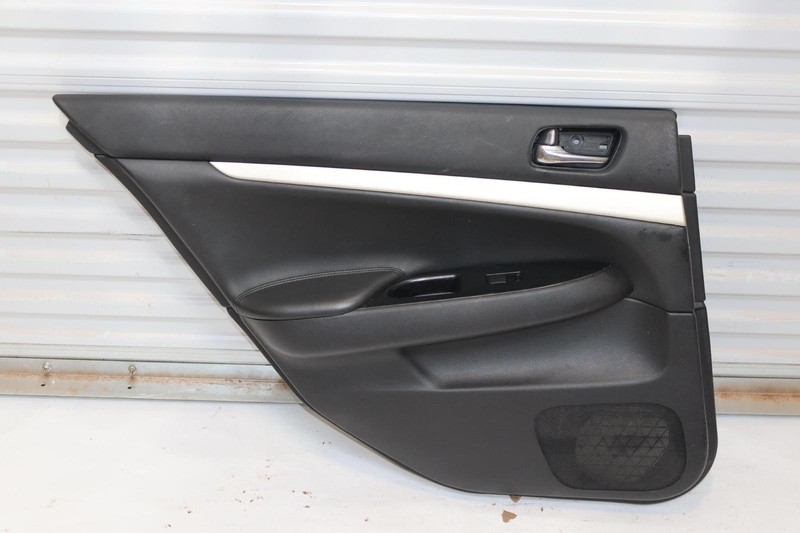2007-2008 INFINITI G35 SEDAN REAR LEFT SIDE DOOR PANEL TRIM COVER OEM