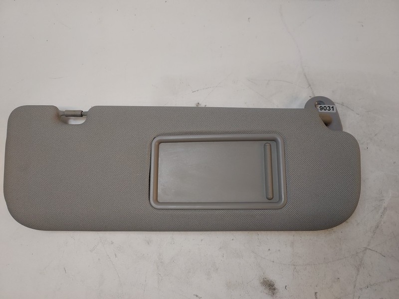 2009-2012 Hyundai Elantra Gray Vinyl RH Passenger Sun Visor Shade OEM