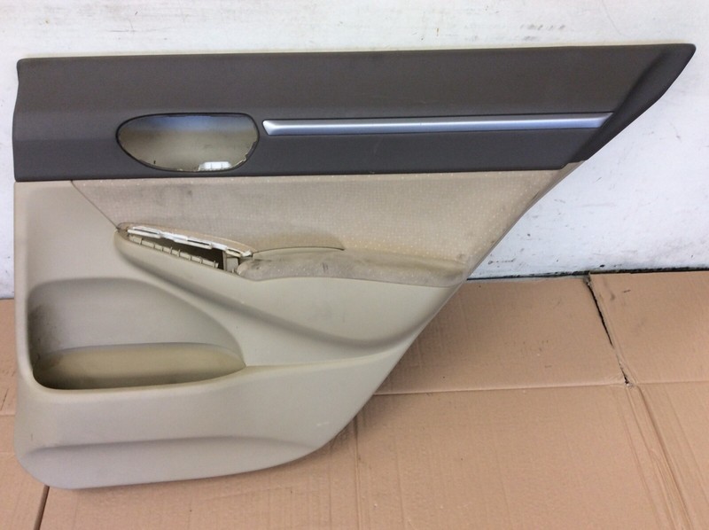 06-08 Civic 4Dr MX Right Passenger Side Rear Door Panel Lining Beige Liner OEM