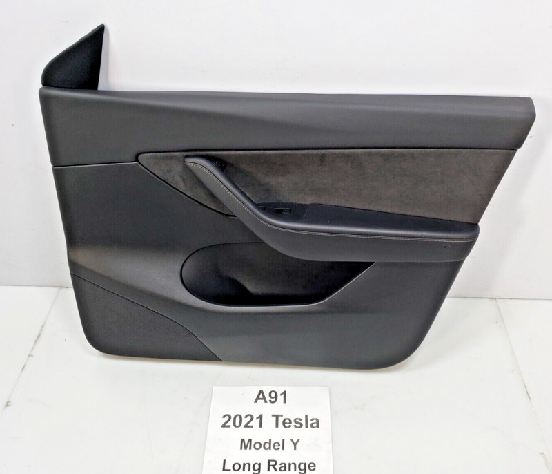 ✅ 2020-2023 OEM Tesla Model Y Front Right Passenger Premium Door Panel Trim Card