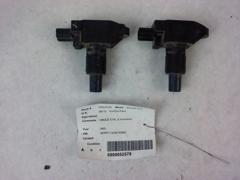 Coil/Ignitor Fits 04-11 MAZDA RX8 166809