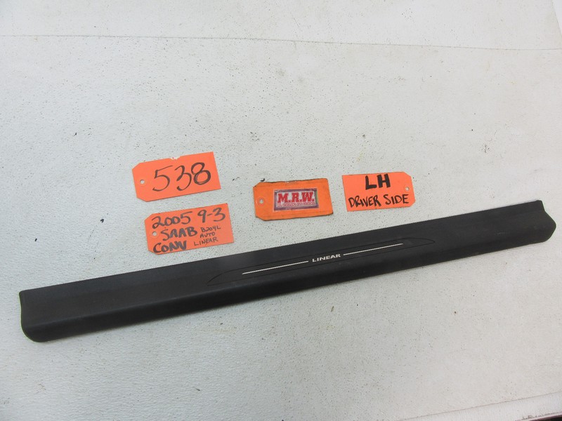FITS 04-11 SAAB 9-3 CONVERTIBLE LEFT DRIVER DOOR SILL ROCKER PANEL STEP PLATE LH