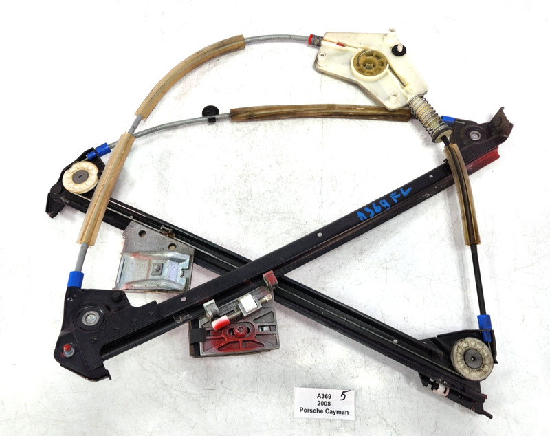✅ 06-12 OEM Porsche Cayman 987 Boxster Front Left Driver Door Window Regulator