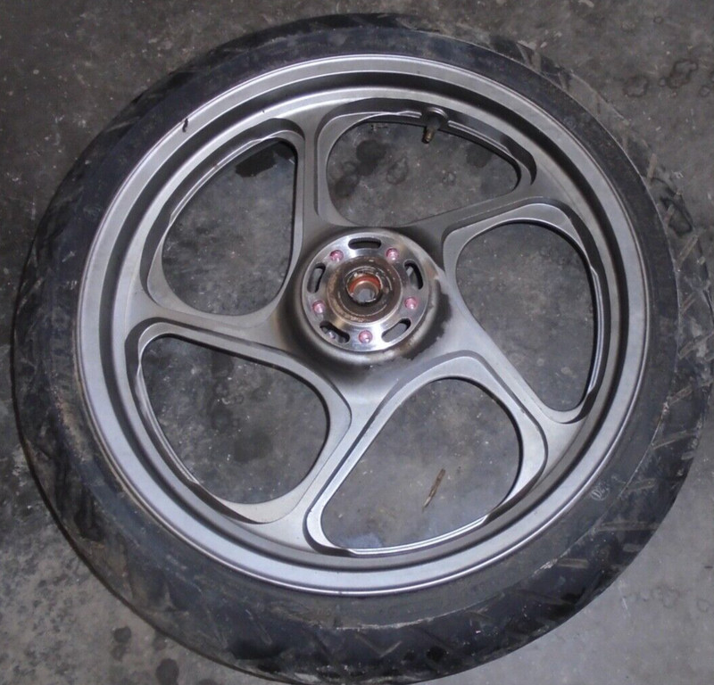 2001 Kawasaki ZG1000 ZG 1000 Concours Front Wheel Rim Tire 120/70-18 18" 2000 99
