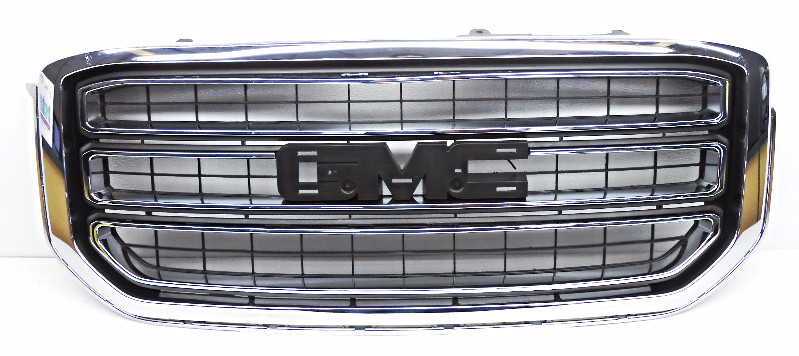 OEM Grille For 2015-20 GMC Yukon SLE SLT Chrome 22936421 Scratches, Tab Missing