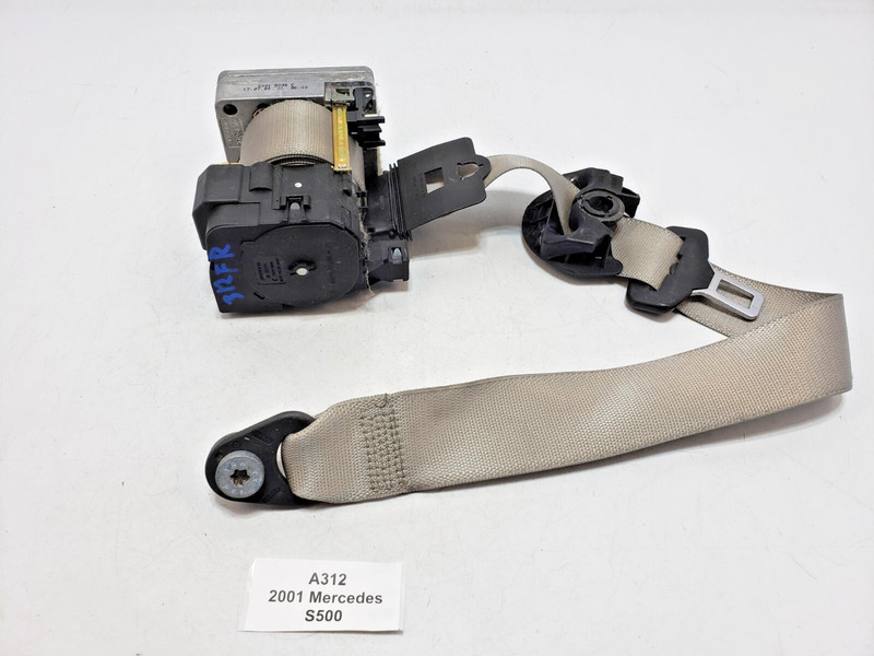 ✅ 2000-2002 OEM Mercedes W220 S430 S500 Front Right Passenger Side Seat Belt