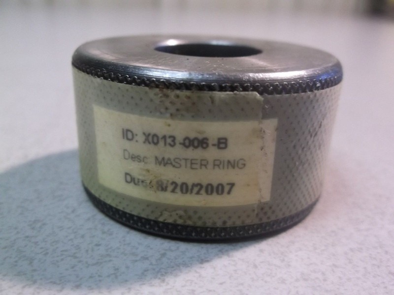 MASTER RING X013-006-B PLUG GAGE FREE SHIPPING