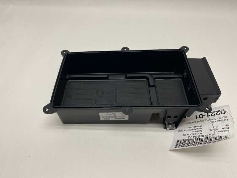 18-19 AUDI S5 CENTER CONSOLE PHONE CHARGER TRAY OEM