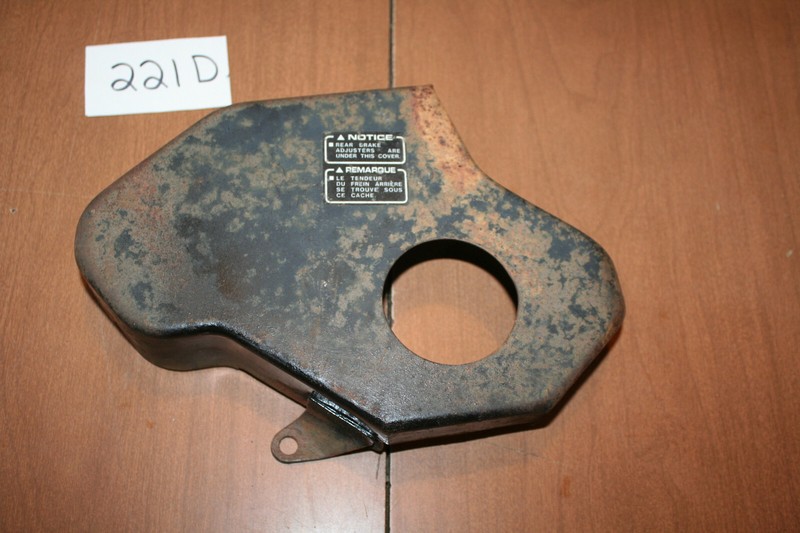 1984 Honda TRX 200 Rear Brake Arm Adjuster Cover Guard OEM 84 D