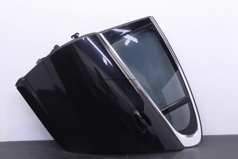 JAGUAR XFR 09 10 11 12 13 14 15 REAR DRIVER LEFT DOOR ASSEMBLY BLACK PEL *IQ*