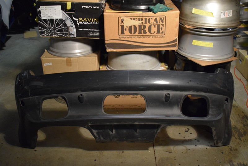 2002 - 2006 GENUINE BMW X5 E53 REAR BUMPER WITH PDC HOLES P/N: 8402326 OEM