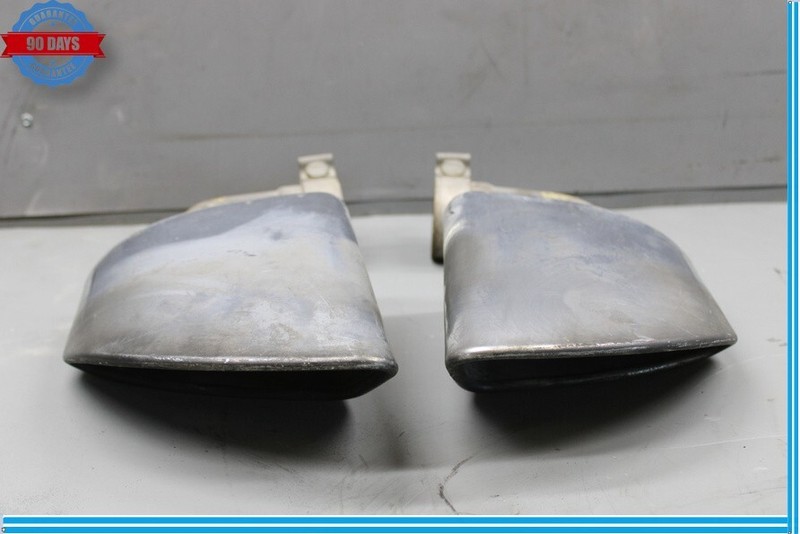 11-17 Volkswagen VW Touareg Rear Left & Right Side Muffler Tail Pipe Exhaust Oem