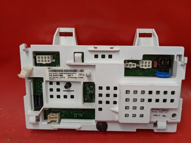 WHIRLPOOLAMANA WASHERCONTROL BOARDW10711007 REV FWD-17797