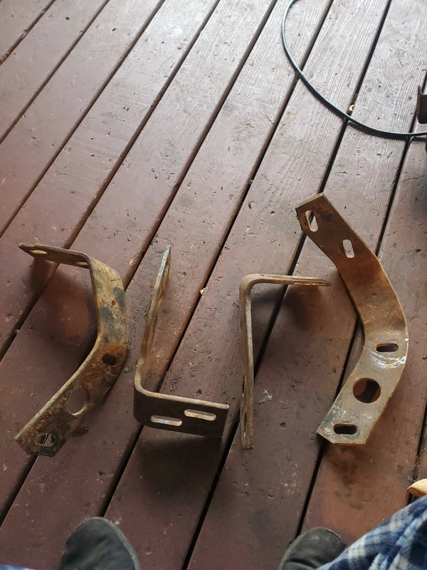 CADILLAC CAD FRONT BUMPER MOUNTING BRACKETS SUPPORT OEM 65 66 1965 1966