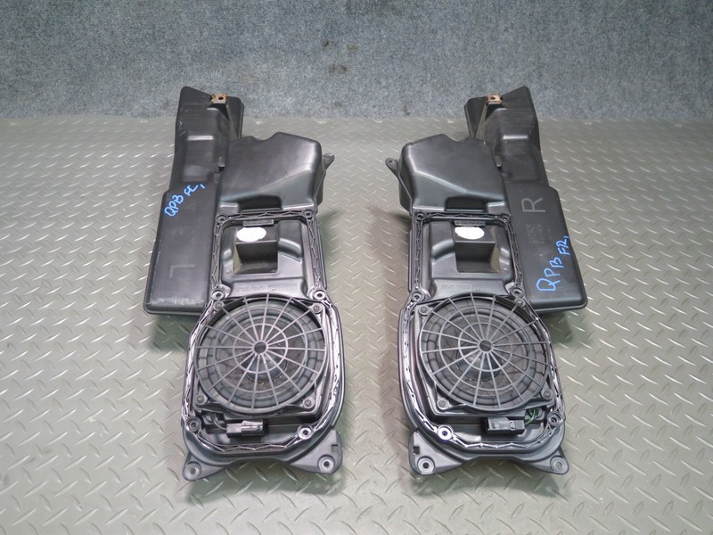 2001-2002 PORSCHE BOXSTER 986 LEFT & RIGHT DOOR AUDIO SPEAKER BOX SET OF 2