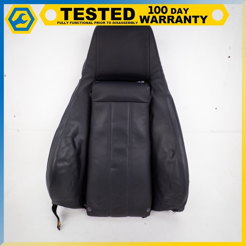 03-13 BENTLEY CONTINENTAL GT FRONT RIGHT SIDE SEAT UPPER BACK CUSHION BLACK OEM