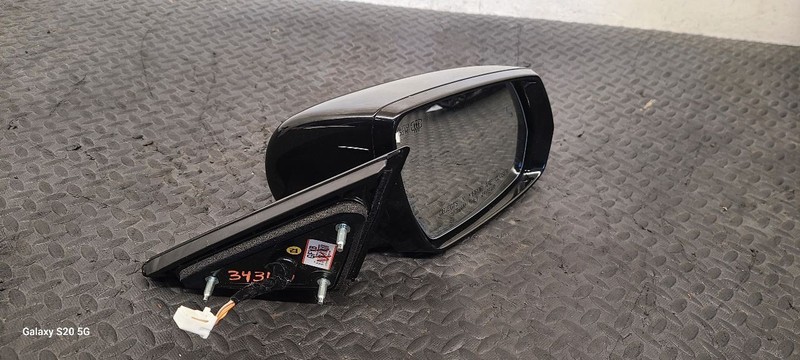 2017-2019 Genesis G80 Passenger Mirror Assembly No Camera, Black OEM 87620-B1730