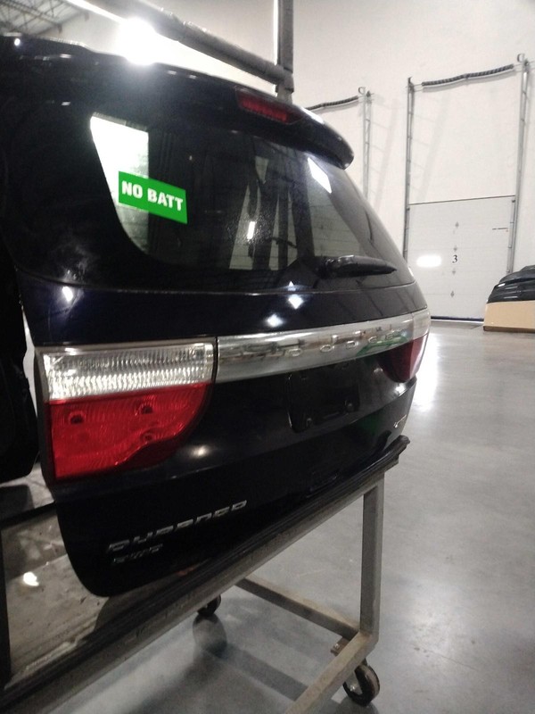 Used Deck Lid fits: 2011 Dodge Durango privacy tint glass w/o rear view camera G