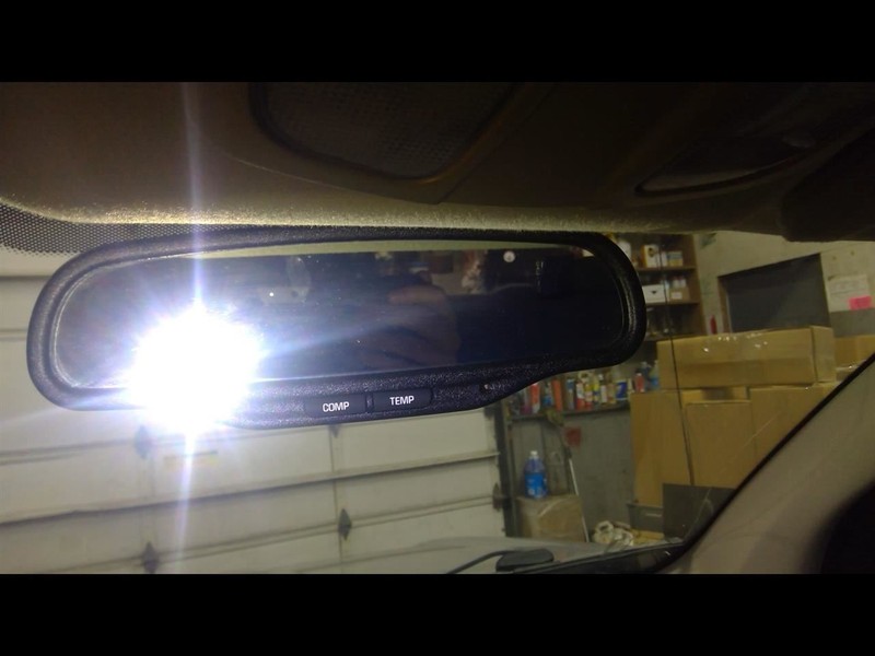 Rear View Mirror Without Rear View Camera Fits 03-09 HUMMER H2 1706025