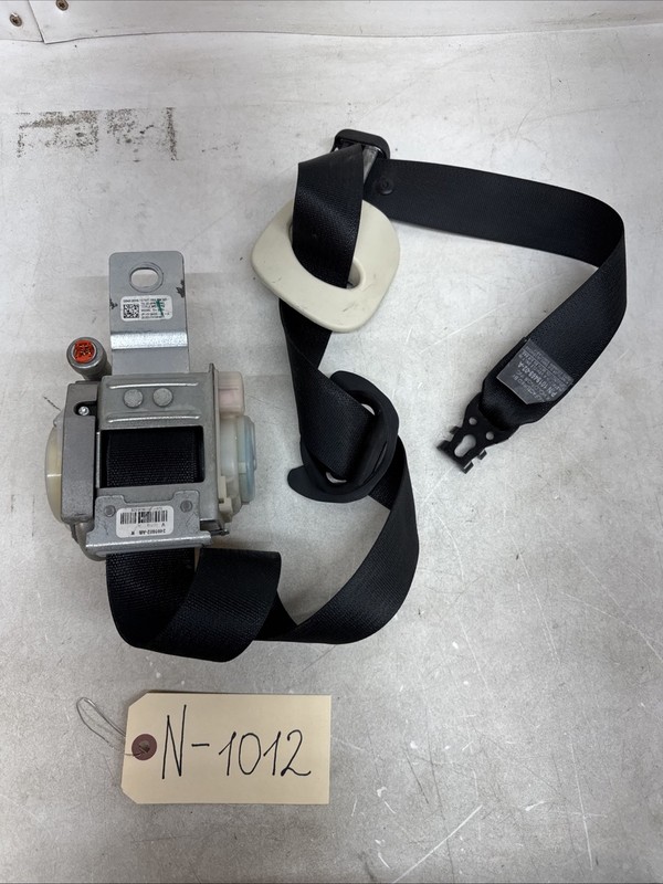 12-20 Tesla Model S Front Passenger Side Seat Belt Retractor Black RH 1012 B120