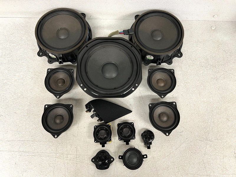 ⭐17-23 TESLA MODEL 3 INTERIOR SUBWOOFER TWEETER SOUND SPEAKER SET OEM LOT2725