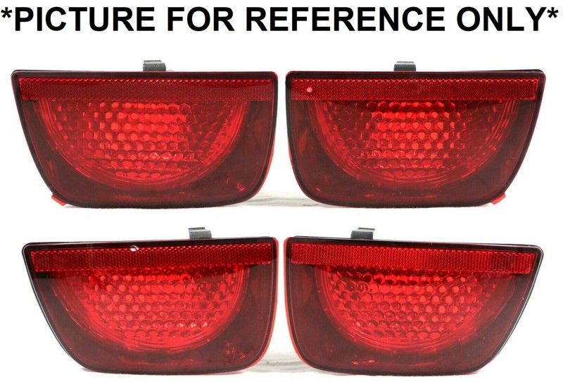 2010-2013 Camaro SS ZL1 Rear Bumper Tail Lights Tail Lamps Set of 4 USED OEM GM