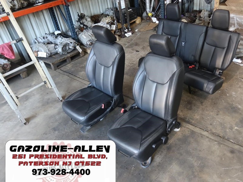 2011-2018 Jeep Wrangler JK Rubicon 4 Door OEM Black Leather Seats