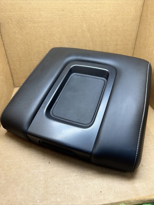 14-19 Silverado Sierra Jump Seat Jumpseat Center Console Lid Top Armrest Black
