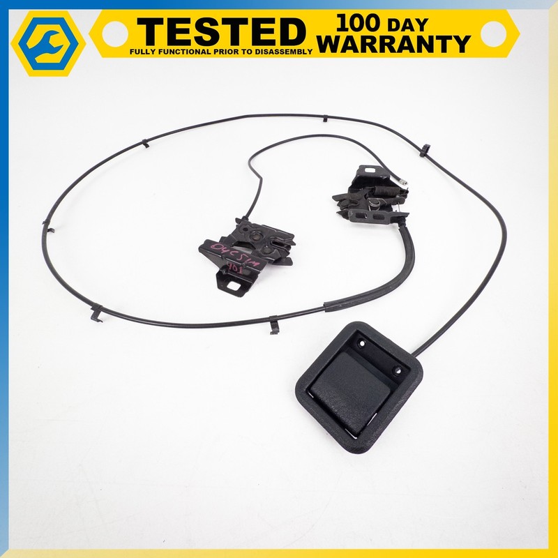 97-04 CHEVROLET CORVETTE C5 FRONT HOOD LOCK LATCH PAIR RELEASE CABLE SET OEM