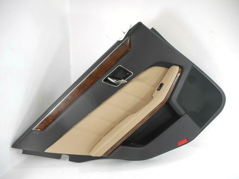 12 Mercedes-Benz E350 Sedan Rear Driver Left Interior Door Trim Panel OEM